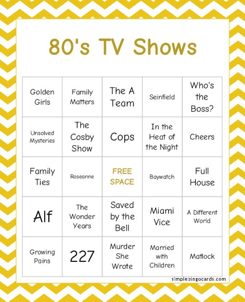80s TV Shows