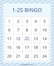 1-25 BINGO