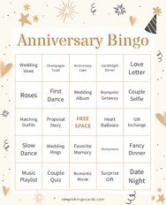Anniversary Bingo
