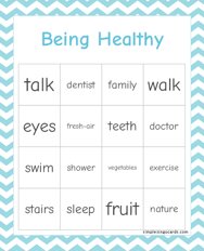 Being Healthy Bingo