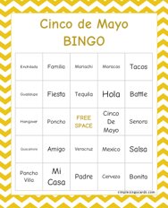 Cinco de Mayo Bingo