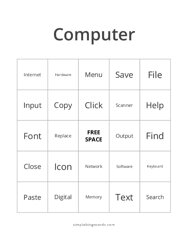 Computer Bingo