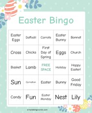 Easter Bingo