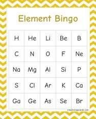 Element Bingo