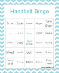 Handball Bingo