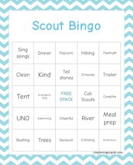 Scout Bingo