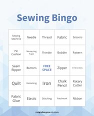 Sewing Bingo