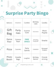Surprise Party Bingo