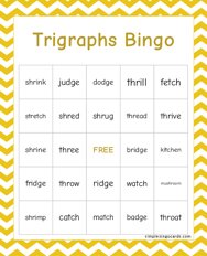 Trigraphs Bingo