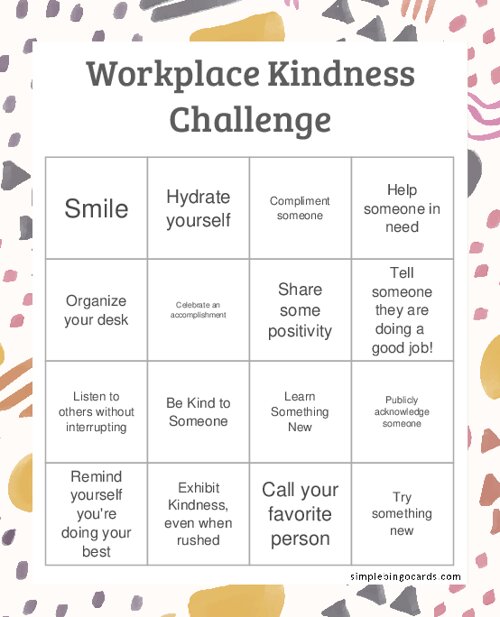 Workplace Kindness Challenge